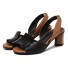 Sandale pentru femei într-un design elegant negru