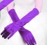 Satynowe rękawiczki damskie fioletowy