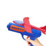 Schießflugzeug mit Pistole, Schaumstoffflugzeug mit Werfer, Kunststoffpistole für Kinder, Outdoor-Spielzeug für Kinder, 24 cm blau