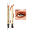 Schimmernder Creme-Lidschatten-Creme-Lidschattenstift mit Applikator, ultrapigmentierter Augenstift, wasserfest, V249 orange