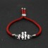 Schnurarmband Familie H521 rot