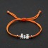 Schnurarmband-Familie orange