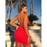 Seksowna mini sukienka Jayla czerwony