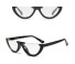 Seksowne okulary przeciwsłoneczne damskie J3121 czarny / przezroczysty obiektyw