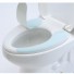 Selbstklebender Toilettensitzbezug blau