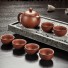Set de ceai ceramic 7 buc C117 cărămizii