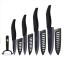 Set de cuțite ceramice VISTA - 5 buc negru