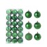 Set decoratiuni de Craciun 36 buc 3 cm verde