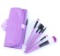 Set mit 7 Make-up-Pinseln lila