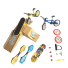 Set rampă, mini skateboard și bicicletă Z326 beige