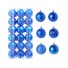 Set Weihnachtsdekoration 36 Stück 3 cm blau