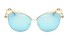 Sexy Cat-Eye-Brille für Damen J3014 blau