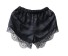 Sexy Damen-Shorts mit Spitze schwarz