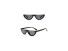 Sexy Damensonnenbrille J3121 schwarz