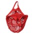 Sieťová taška na nákupy J997 červená