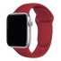 Silikonarmband für Apple Watch 38 mm / 40 mm / 41 mm Größe ML dunkelrot