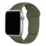 Silikonarmband für Apple Watch 38 mm / 40 mm / 41 mm Größe ML oliv