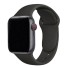 Silikonarmband für Apple Watch 38 mm / 40 mm / 41 mm Größe ML schwarz