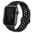 Silikonarmband für Apple Watch 38 mm / 40 mm / 41 mm ML T875 schwarz