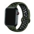 Silikonarmband für Apple Watch 38 mm / 40 mm / 41 mm SM T874 armeegrün