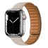 Silikonarmband für Apple Watch 38 mm / 40 mm / 41 mm T854 creme