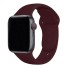 Silikonarmband für Apple Watch 42 mm / 44 mm / 45 mm Größe ML weinrot