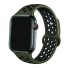 Silikonarmband für Apple Watch 42 mm / 44 mm / 45 mm SM T876 armeegrün