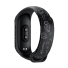 Silikonarmband für Xiaomi Mi Band 3 / 4 mit Weltraumthema A4013 schwarz