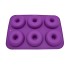 Silikónová forma na donuty tmavo fialová