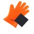Silikonová kuchyňská rukavice oranžová
