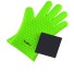 Silikonová kuchyňská rukavice zelená