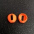 Silikonové krytky na sluchátka Airpods 1 pár oranžová