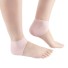 Silikónové ponožky na päty ružová