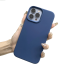 Silikónový kryt na iPhone 15 Pro B2000 modrá