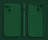 Silikónový ochranný kryt na iPhone 15 zelená