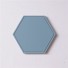 Silikónový podtácek v tvare šesťuholníka C233 modrá