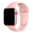 Silikónový remienok pre Apple Watch 42 mm / 44 mm / 45 mm veľkosť ML svetlo ružová