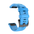 Silikonový řemínek Garmin Fenix 7S 20 mm světle modrá