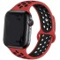 Silikonový řemínek pro Apple Watch 42 mm / 44 mm / 45 mm M-L T877 tmavě červená