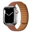 Silikonový řemínek pro Apple Watch 42 mm / 44 mm / 45 mm T855 hnědá