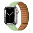 Silikonový řemínek pro Apple Watch 42 mm / 44 mm / 45 mm T855 světle zelená