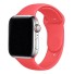 Silikonový řemínek pro Apple Watch 42 mm / 44 mm / 45 mm velikost M-L světle červená