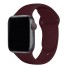 Silikonový řemínek pro Apple Watch 42 mm / 44 mm / 45 mm velikost M-L vínová