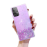 Silikonový třpytivý kryt na Samsung Galaxy A04 fialová