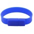 Silikonowa bransoletka pendrive'a USB niebieski