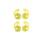 Silikonowe nakładki z zaczepami na uszy Apple 2 pary żółty