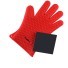 Silikonowe rękawiczki kuchenne czerwony