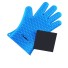 Silikonowe rękawiczki kuchenne niebieski