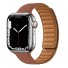 Silikonowy pasek do Apple Watch 42mm / 44mm / 45mm T855 brązowy