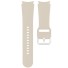 Silikonowy pasek do Samsung Galaxy Watch 4 40mm T857 kremowy